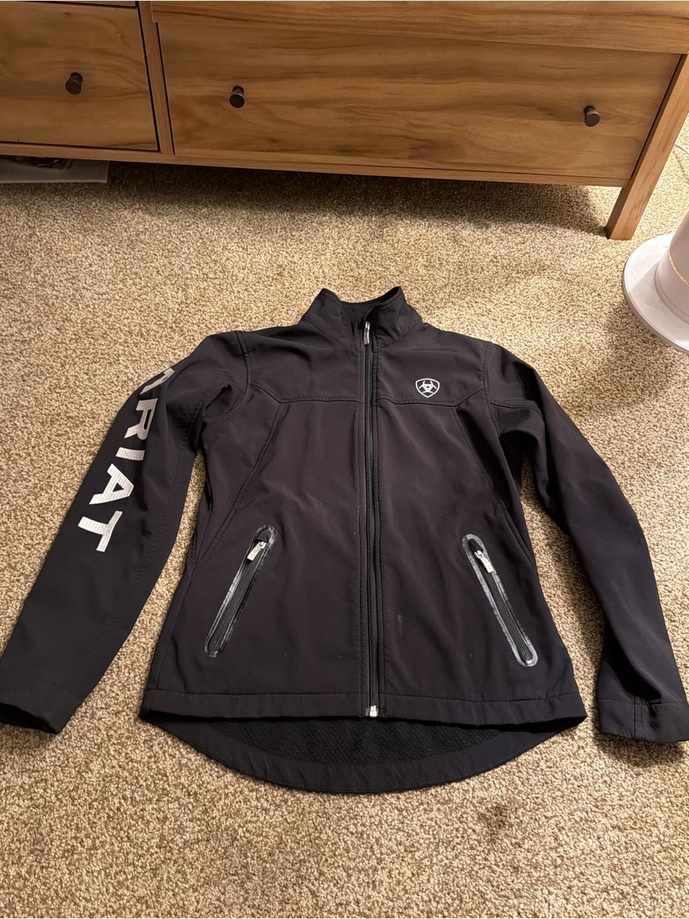 Ariat Women's Black Zip-Front Softshell Utility Jacket